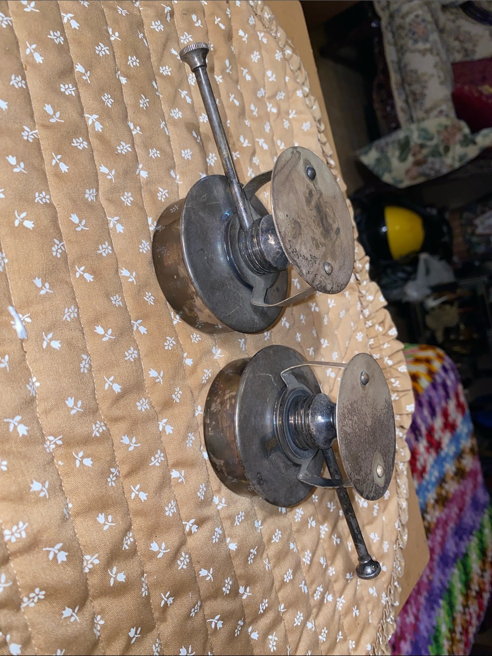 Antique Silver Plated Food Warmer Set of 2